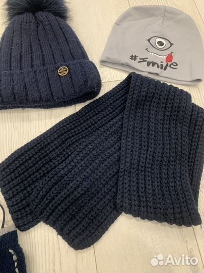 Шапки шарфы варежки детские
