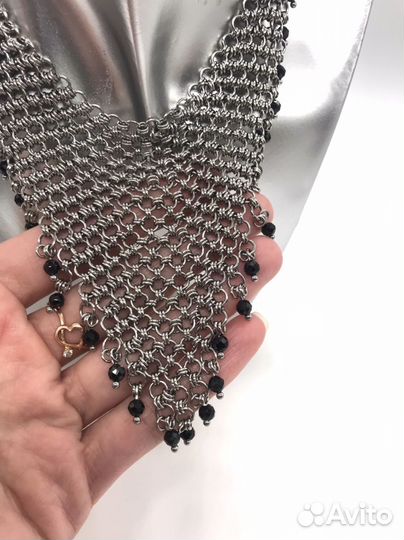Колье чокер кольчуга