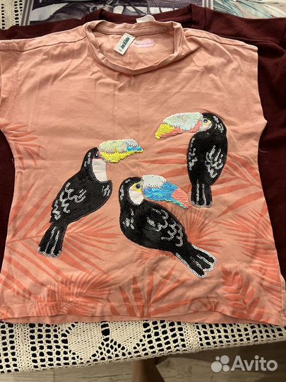 Вещи пакетом на девочку 104 110