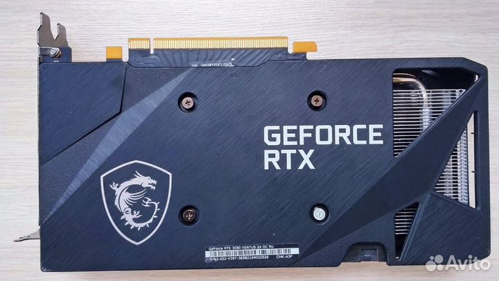 Видеокарта MSI GeForce RTX 3060 ventus 2X OC 12G