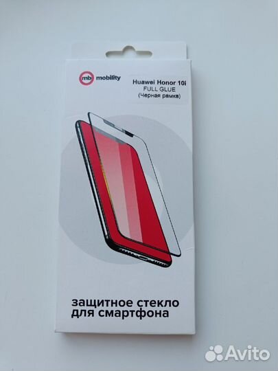 Защитное стекло на honor 10i