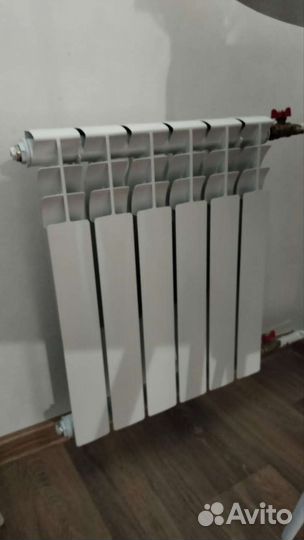 Биметаллический радиатор 8 секций