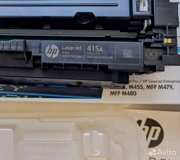 Картридж лазерный HP 415A W2030A черный