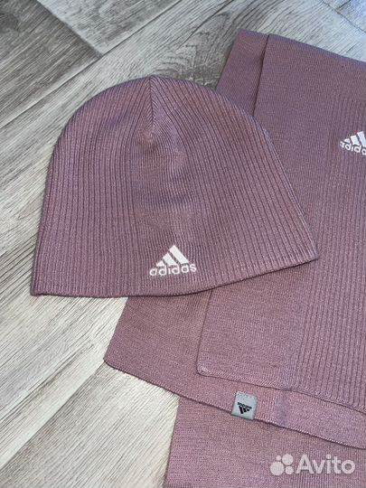 Женская шапка и шарф