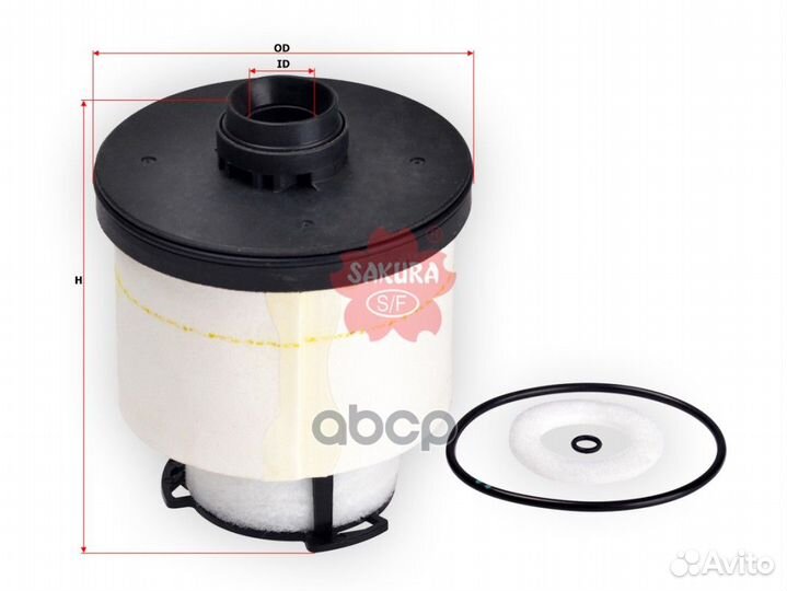 Фильтр топливный Sakura F-11141 Индонезия 1/50