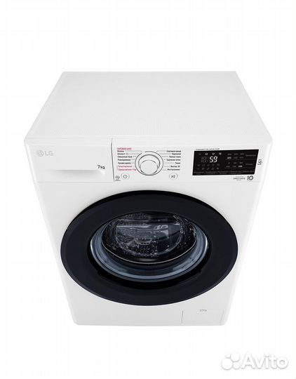 Стиральная машина LG f2m5hs6w 7 кг белый