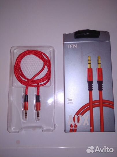Кабель AUX (mini Jack 3.5 mm) 1м