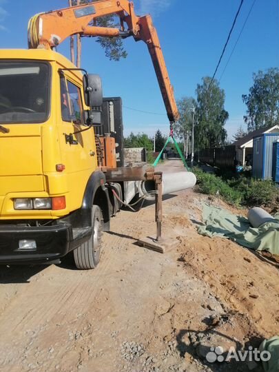 Аренда и услуги манипулятора, стрела 5 т, 9 м, борт 5 т, 5.3 м