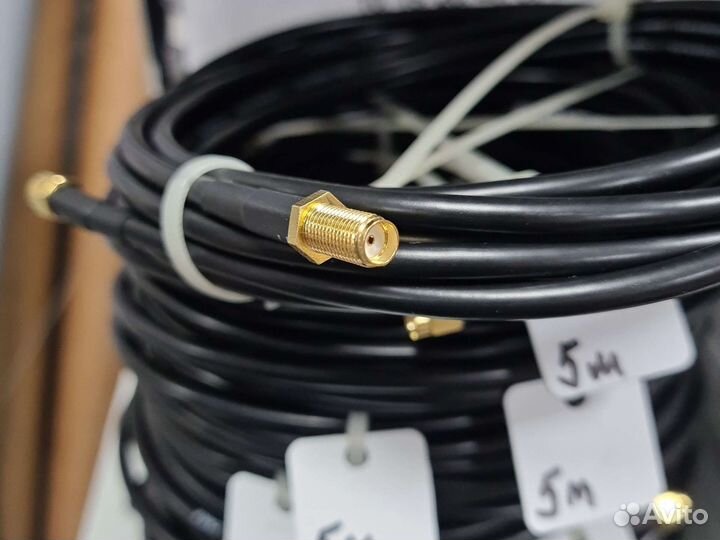 Кабельная сборка SMA-male/RG-58/SMA-female