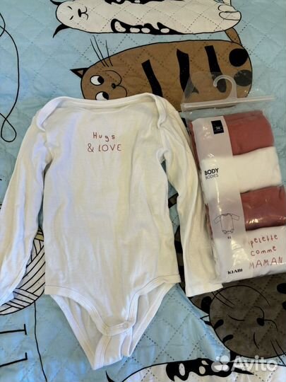 Боди для девочки набор,новые,р 98
