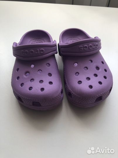 Crocs Кроксы детские фиолетовые 8 (25 размер)