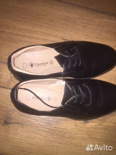 Ботинки кожаные