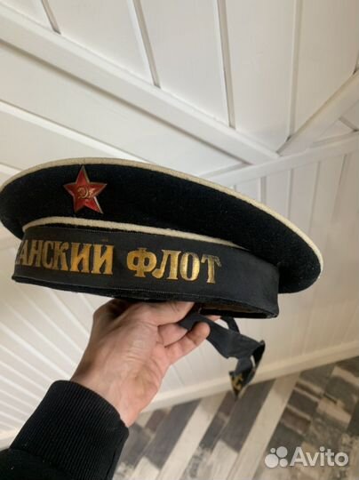 Фуражка бескозырка тихоокеанский флот СССР