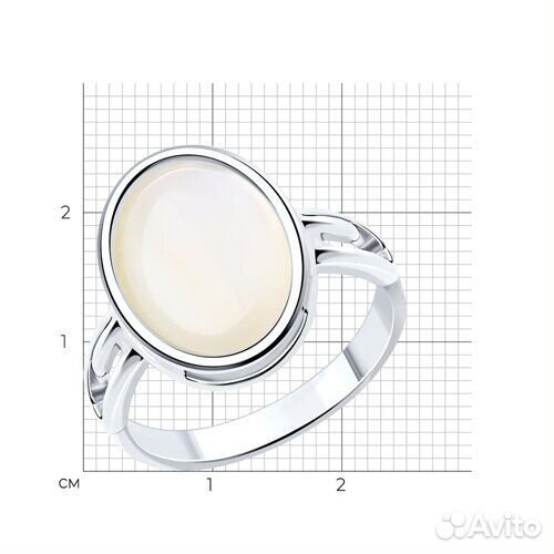 Кольцо sokolov из серебра, 83010149, р.18
