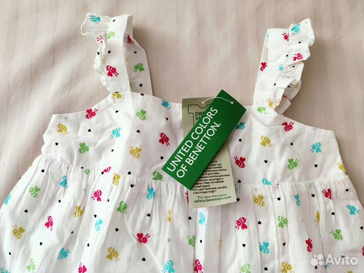 Сарафан (платье) Benetton новый 98 (2-3 года)