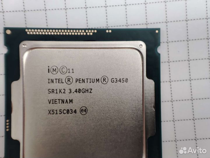 Процессор Intel pentium G3450