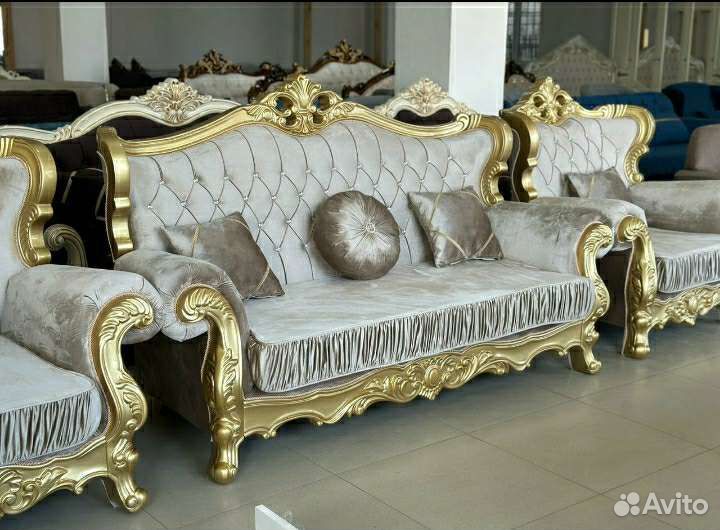 Диван и 2 кресла