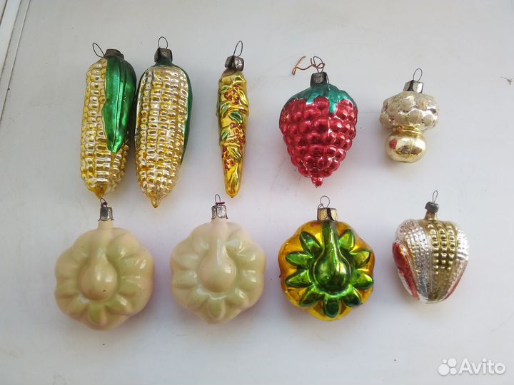 Ёлочные игрушки СССР кремлёвские и крупные