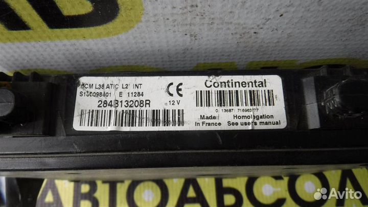 Блок комфорта Renault Fluence 2010