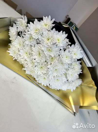 Хризантемы ромашки букет цветов доставка