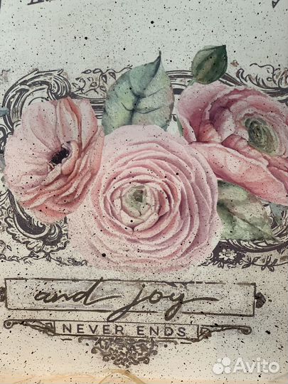 Поднос деревянный