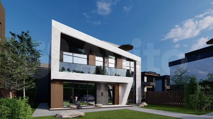 Коттедж 192 м² на участке 4 сот.