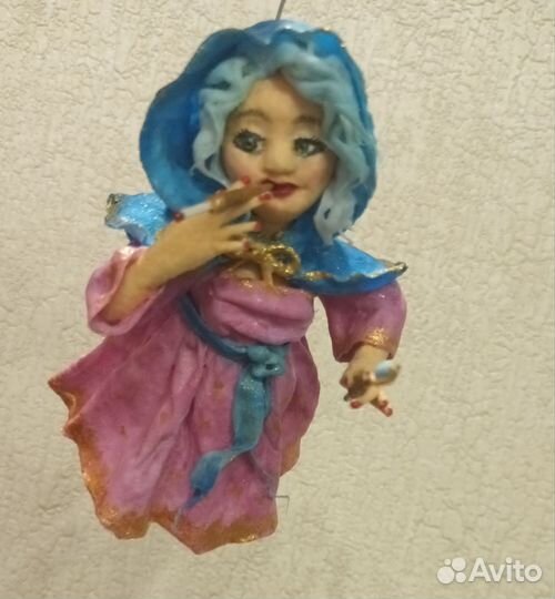 Ватные елочные игрушки