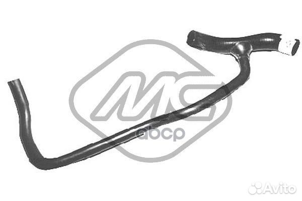 Патрубок радиатора 07932 metalcaucho