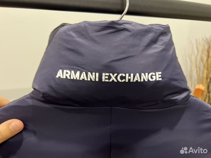 Зимняя мужская куртка пуховик Armani exchange