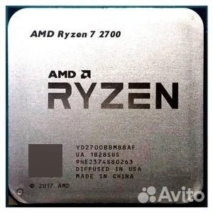 Процессор Ryzen 7 2700+ gigabyte b350m+16gb