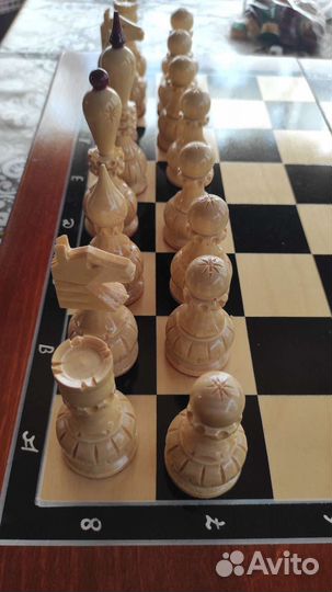 Шахматы нарды шашки 3 в 1 ручной работы