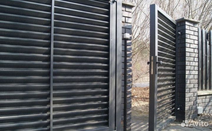 Забор жалюзи