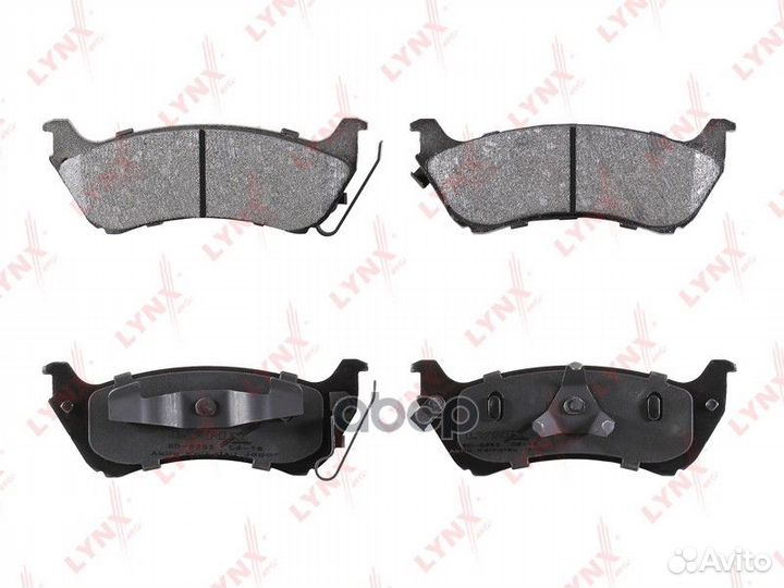 Колодки тормозные дисковые зад BD5363 lynxauto