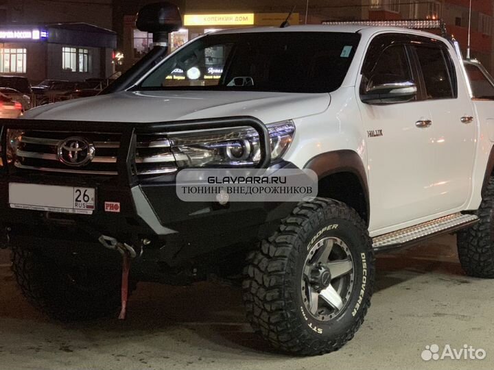 Бампер риф силовой передний Toyota Hilux 2015-2020