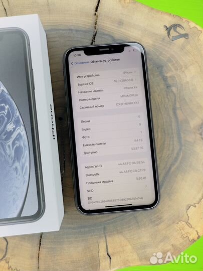 iPhone xr 64gb black(б/у)