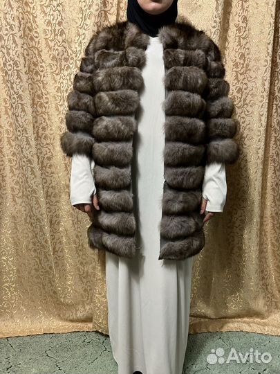 Шуба из песца