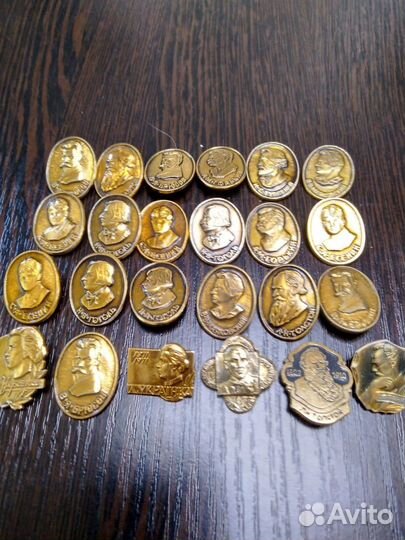 Значки СССР выдающиеся люди своего времени