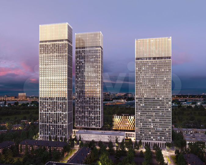 1-к. квартира, 43,4 м², 20/55 эт.