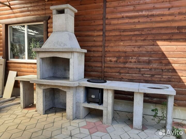 Барбекю комплекс под отделку