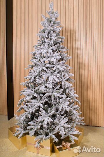 Елка искусственная литая заснеженная