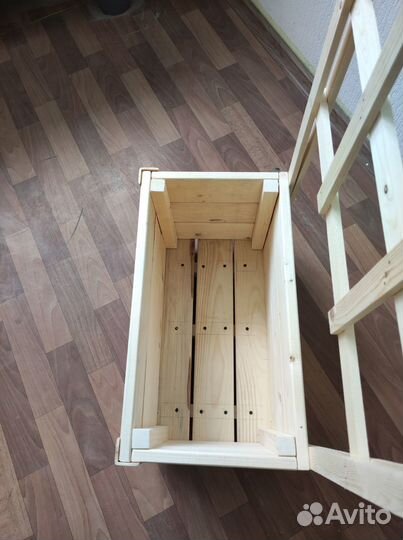 Кашпо, Деревянная клумба, цветник