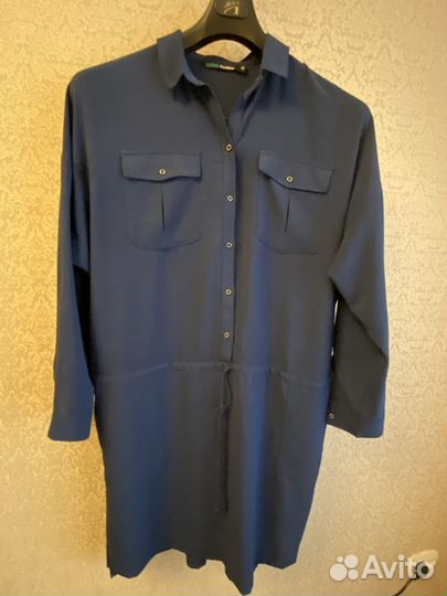 Платье-рубашка 52-54р
