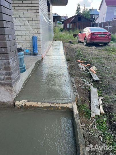Бетонные работы стяжка