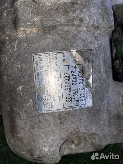 Компрессор кондиционера SR18DE Nissan Bluebird EU1