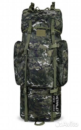 Рюкзак 110л каркасный тактический камуфляж 