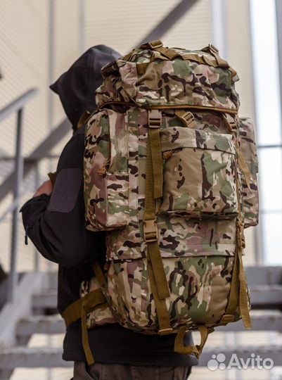 Рюкзак тактический станковый 75л., мультикам