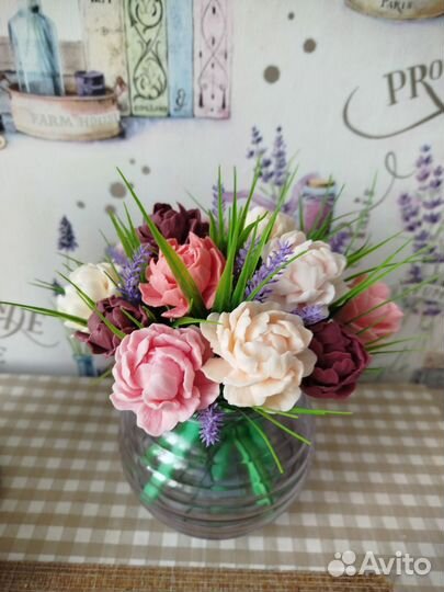 Букет мыльных пионов