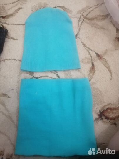 Шапка со снудом для мальчика