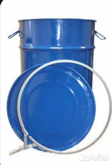 Ведро металлическое с крышкой и обручем 20 л