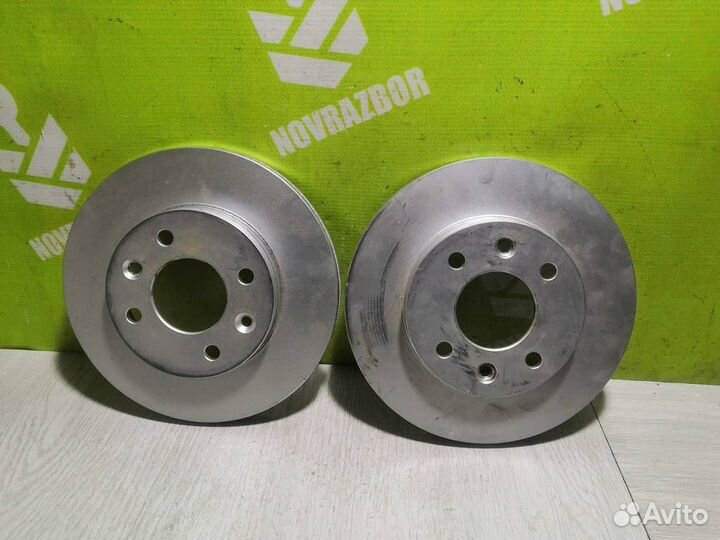 Диск тормозной передний вентилируемый Рено Клио